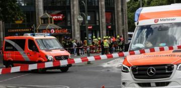 Car plows into pedestrians in Berlin, injuring several
