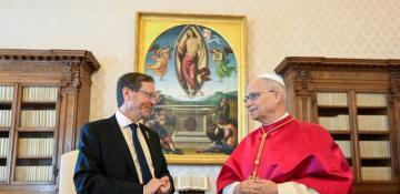 Pope Leo raises ‘tragic situation in Gaza’ in meeting with Israeli President