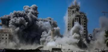 Israel intensifies strikes on Gaza City, demolishes office building 