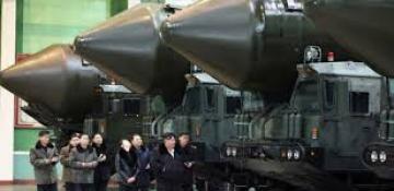 DPRK conducts ground jet test of high-thrust carbon fiber solid-fuel engine 