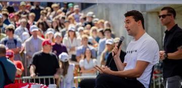 Moment Charlie Kirk was shot at Utah Valley University –  VIDEO 