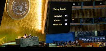 UN General Assembly backs New York Declaration on two-State solution