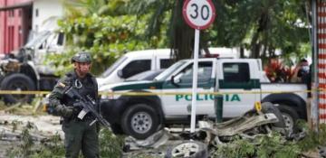 Fire at Colombian police station leaves five dead, seven injured
