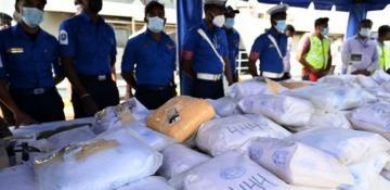 Sri Lankan police seize truck carrying 200 kilos of methamphetamine, heroin 