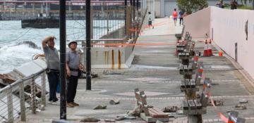 Hong Kong begins recovery after Typhoon Ragasa