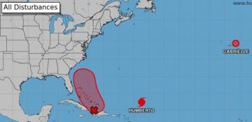 Tropical storm Humberto intensifies into hurricane