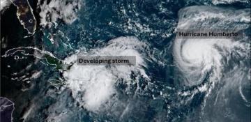 Hurricane Humberto forms, third of the season