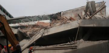  Photos  from collapse of school building in Indonesia