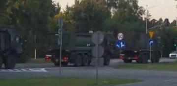 Poland deploys military equipment to Belarus border -  VIDEO 