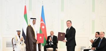 Azerbaijan-UAE documents exchanged