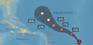 Tropical Storm Gabrielle likely to form in central Atlantic
