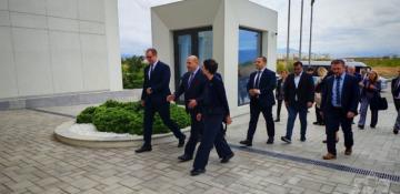 European Commissioner for Enlargement visits Azerbaijan's Aghdam