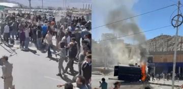 Violent protests erupt in India's Ladakh, police van burnt down