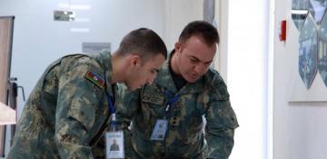 Azerbaijani, Uzbek servicemen wrap up joint command-staff exercise