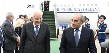 Italy's president arrives in Azerbaijan