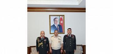 Azerbaijan Defense Minister receives newly appointed Turkish military attaché 