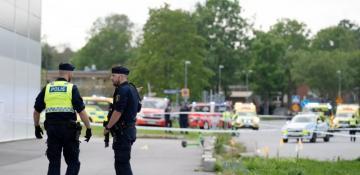 Mosque in Sweden set on fire in suspected arson attack