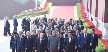 China displays military, diplomatic strength at parade with Putin, Kim