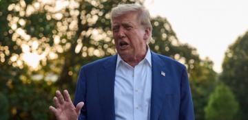 Trump described the situation in the Gaza Strip as a disaster 