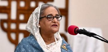 Bangladesh blocks Hasina and family from elections