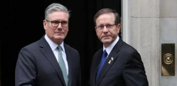 Israel’s President Herzog says he ‘argued out of respect’ with UK PM Starmer