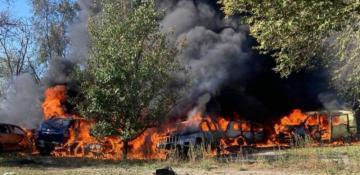 Russia strikes Zaporizhzhia again, causing damage and injuries -  VIDEO 