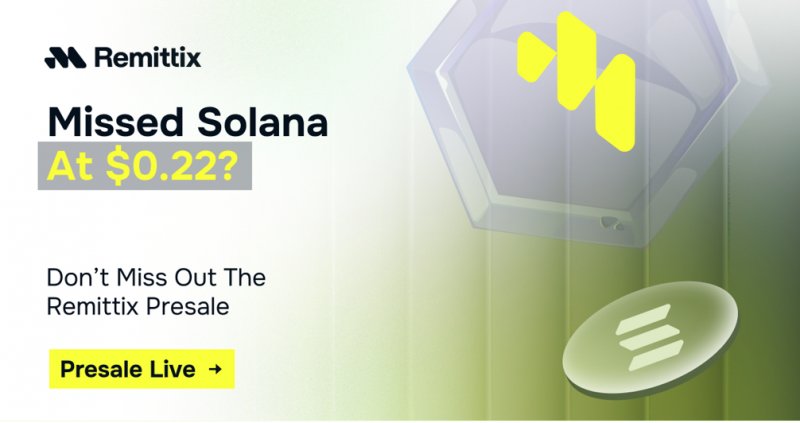 News about - SOL price prediction: Solana to reach $250 in September but Remittix strives for gold with 30x gains