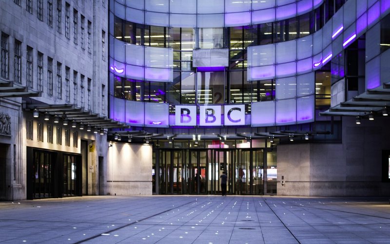 Fire erupts at former BBC headquarters in West London