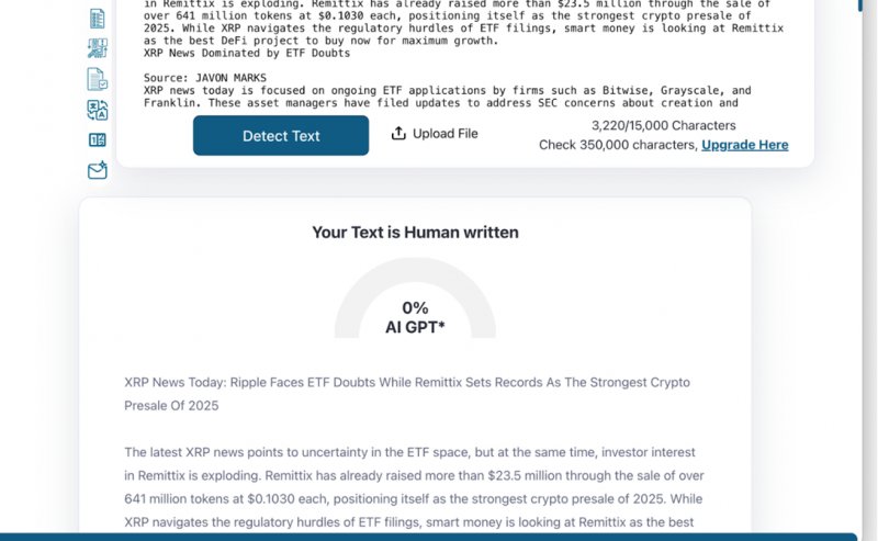 News about - XRP news today: Ripple faces ETF doubts while Remittix sets records as the strongest crypto presale of 2025