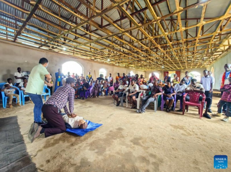 China launches on-site first aid training initiative in Sierra Leone 