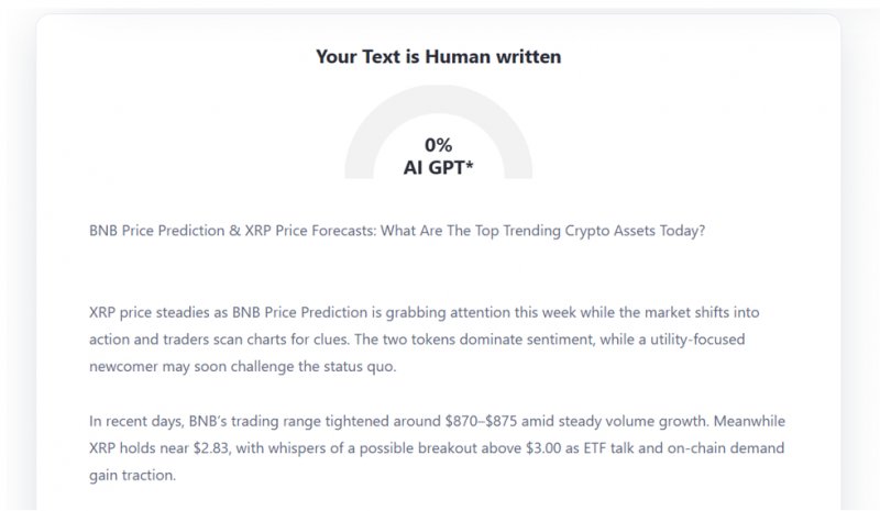 2025/09/scree-1757746195.jpg + BNB price prediction & XRP price forecasts: What are the top trending crypto assets today? News about - BNB price prediction & XRP price forecasts: What are the top trending crypto assets today?