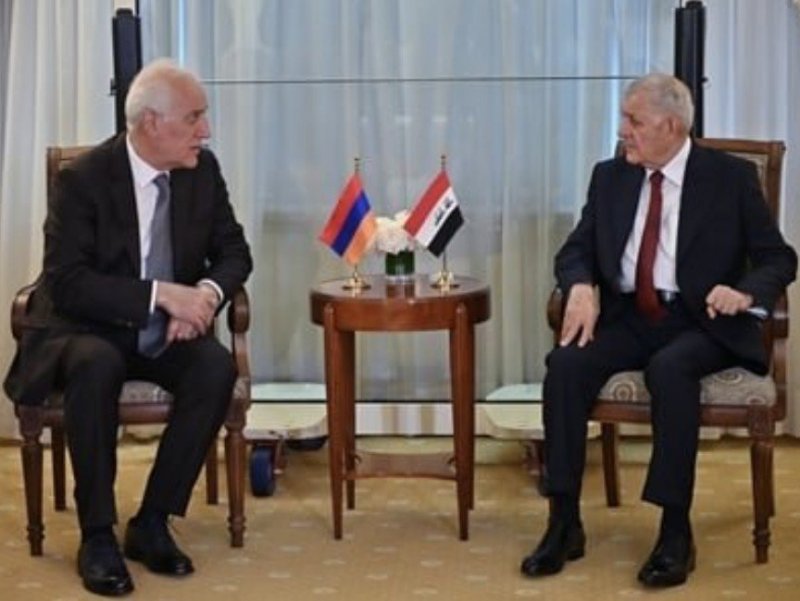 Armenia, Iraq presidents mull direct Yerevan-Baghdad flights