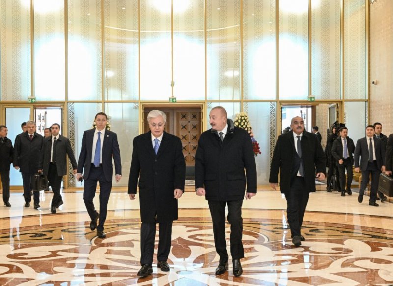News about - Azerbaijani president arrives in Kazakhstan for state visit  -VIDEO 