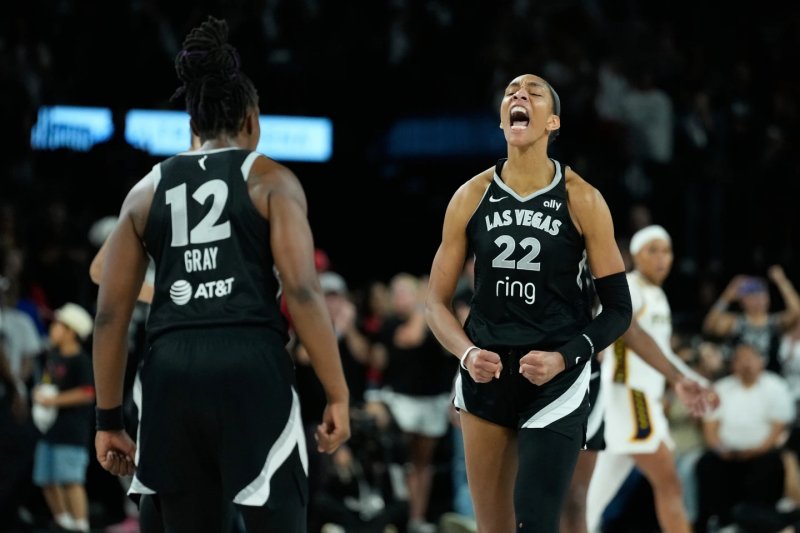 Las Vegas Aces beat Indiana in OT to advance to WNBA finals