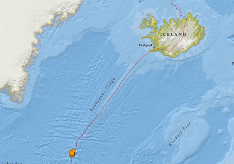 5.1-magnitude quake hits Reykjanes Ridge