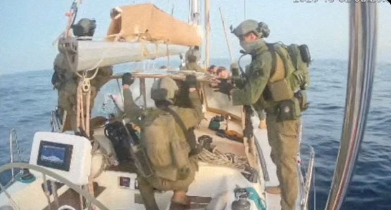 Israeli forces intercept Gaza flotilla, detain 200 activists, including Greta Thunberg -  VIDEO 