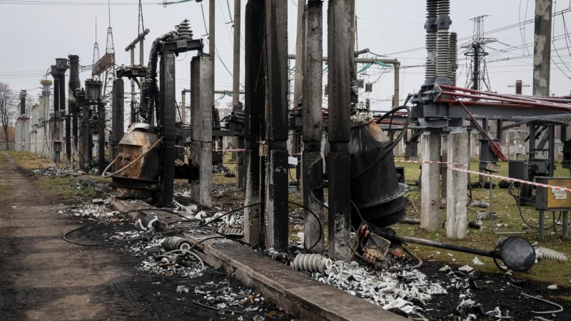 At least one dead as Russia targets Ukraine’s civilian infrastructure, energy facilities