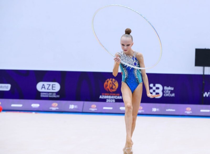 Azerbaijani gymnasts shine in rhythmic gymnastics at 3rd CIS Games