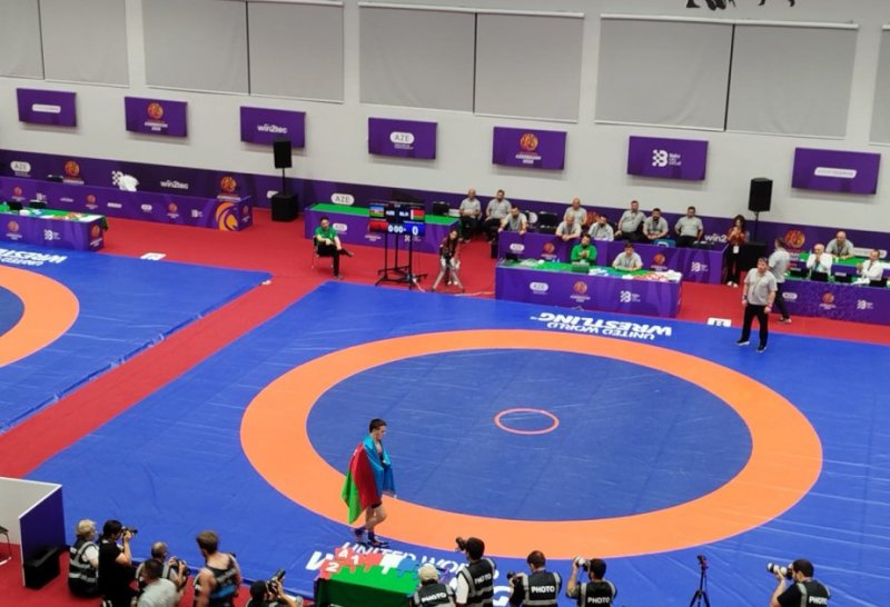 Azerbaijani Greco-Roman wrestlers win another gold at 3rd CIS Games