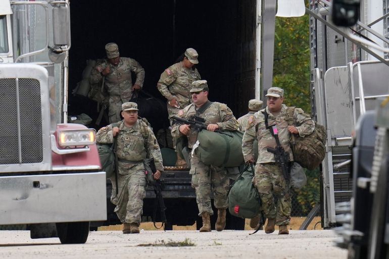Hundreds of US National Guard troops deployed to Chicago