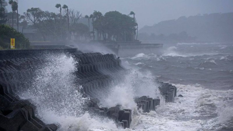 Japan warns of flooding, landslides as Typhoon Halong nears