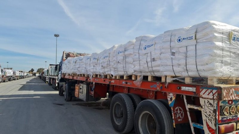 Egypt sends aid convoy to Gaza after deal reached on 1st phase of ceasefire 