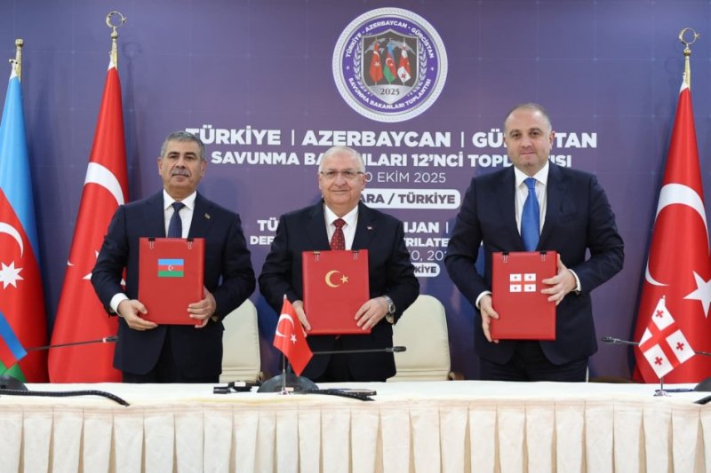 Türkiye, Azerbaijan, and Georgia hold trilateral defense talks in Ankara