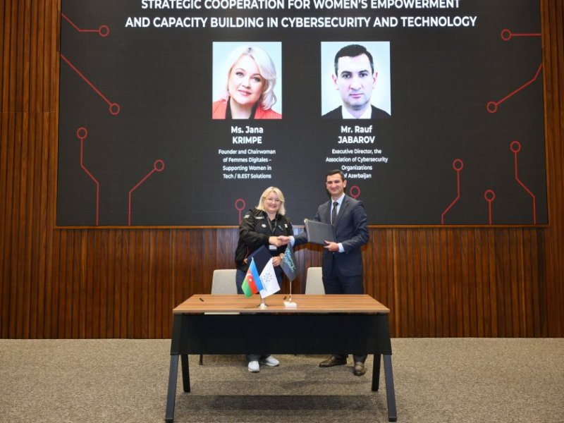 Azerbaijan Cybersecurity Organizations and Femmes Digitales sign MoU