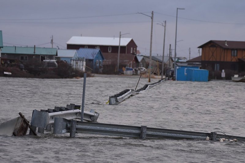 Homes swept away as severe flooding hits Alaska