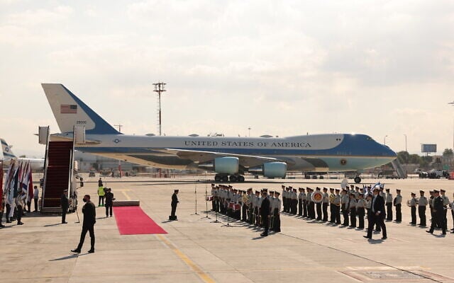 Trump lands at Israel’s Ben Gurion Airport -  VIDEO 