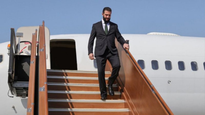 Syria’s al-Sharaa arrives in Russia on first visit