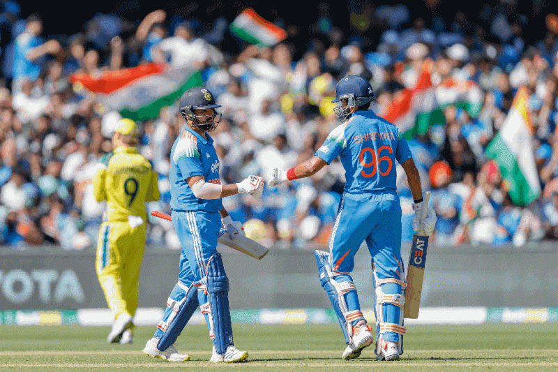 Rohit Sharma leads India to 264-9 in 2nd ODI against Australia