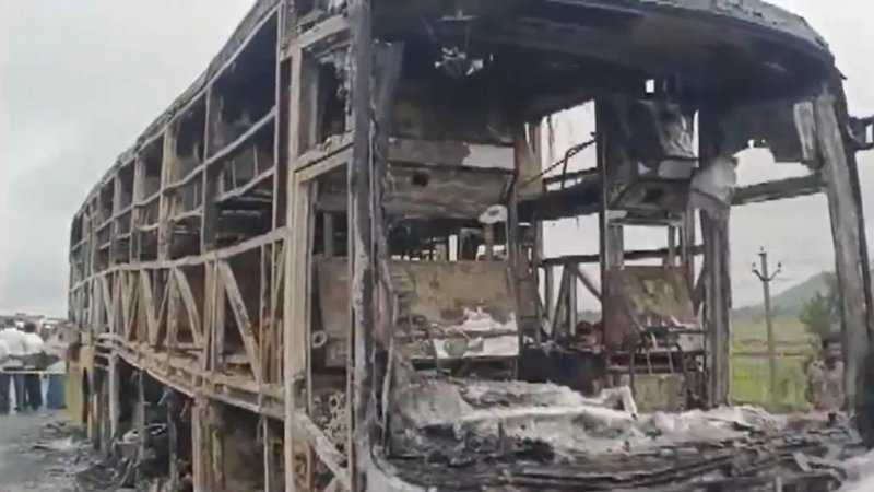Andhra Pradesh bus fire: Main exit was locked, broke window 