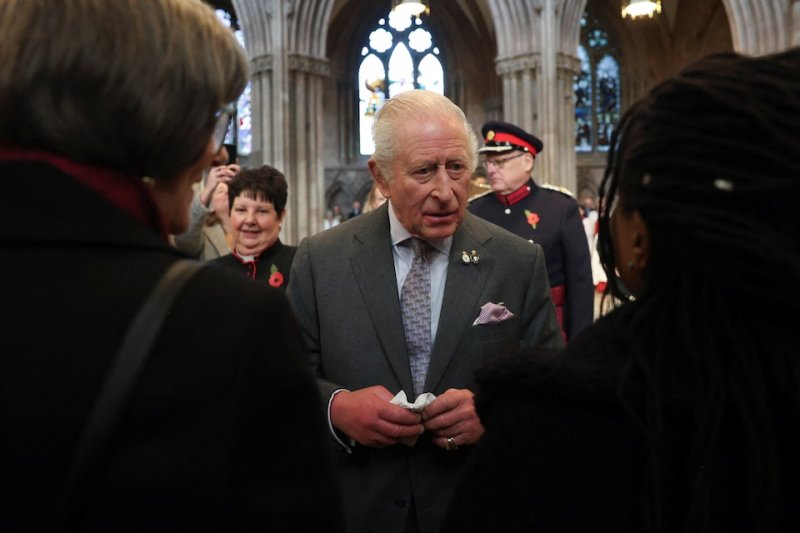 King Charles heckled over Prince Andrew during Cathedral visit